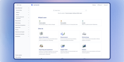 Watershed logo against a cream background